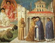 Benozzo Gozzoli The Meeting of Saint Francis and Saint Domenic oil painting on canvas